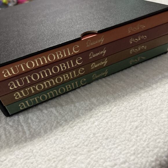 Other - LIMITED EDITIONS 1966-67 AUTOMOBILE QUARTERLY VOL #5 SET 1-4 VINTAGE HARDCOVERS